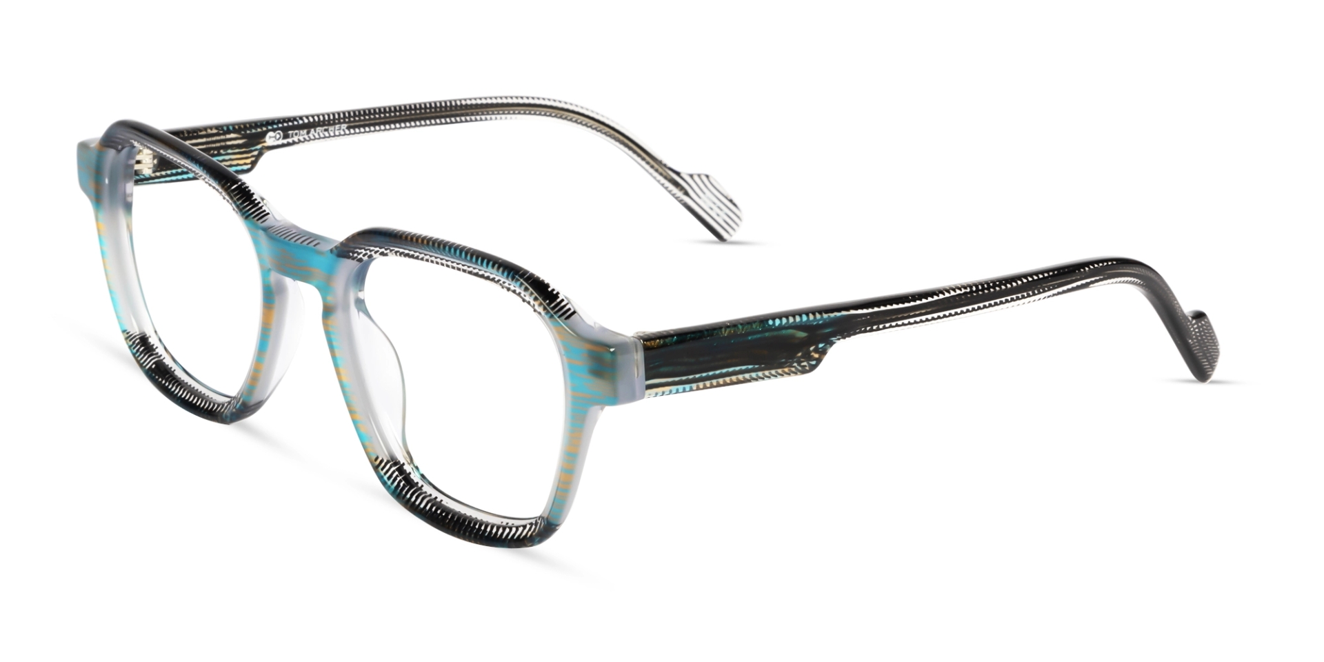 Crystal Maze & Grey Geometric Fullrim Glasses